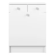 Szafki łazienkowe - Biała niska szafka łazienkowa 60x82 cm Combi – TemaHome France - miniaturka - grafika 1