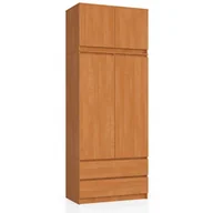 Szafy - SZAFA Z NADSTAWKĄ S 90 cm 2 DRZWI 2 SZUFLADY OLCHA - miniaturka - grafika 1