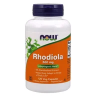 Suplementy naturalne - Now Foods Rhodiola Rosea - Różeniec Górski 500 mg Suplement diety 120 kaps. - suplement - miniaturka - grafika 1