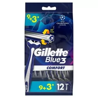 Maszynki do golenia i wkłady - Gillette Blue3 SenseCare Jednorazowe maszynki do golenia, 12 szt. - miniaturka - grafika 1