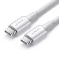 Etui i futerały do telefonów - Ugreen kabel USB Typ C - USB Typ C PD 100W 5A 2m biały (US300) - miniaturka - grafika 1