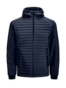 JACK & JONES Jcotoby Air Hybrid kurtka męska, granatowy blezer, XL - Kurtki męskie - miniaturka - grafika 1