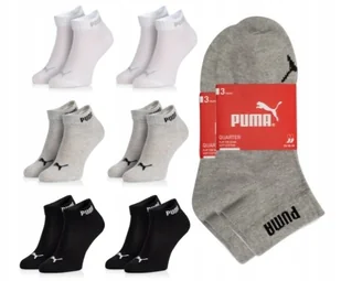 Puma skarpety zakostki 6-pak bawełniane sportowe QUARTER sneakers 43-46 - Skarpetki męskie - miniaturka - grafika 1