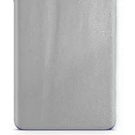 Akcesoria do tabletów i e-booków - Folia naklejka skórka strukturalna na TYŁ do Huawei MediaPad M5 Lite 8 -  Skóra Srebrna - apgo SKINS - miniaturka - grafika 1