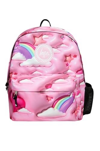 hype szkolne plecaki na co dzień do pracy wędrówki dzienne plecaki dla dzieci chłopców dziewcząt nastolatków mężczyzn i kobiet, różowy, Rozmiar uniwersalny