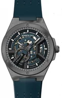 Zegarki męskie - Zegarek męski KENNETH COLE KCWGX0064402 granatowy klasyczny skeleton - miniaturka - grafika 1