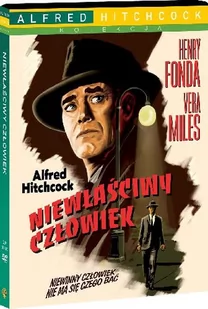 Niewłaściwy człowiek DVD) Alfred Hitchcock - Filmy kryminalne DVD - miniaturka - grafika 1