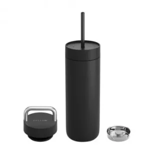 Fellow Carter Chill Set 2 w 1 - Kubek termiczny + 2 nakrętki - Czarny 591 ml - Kubki termiczne - miniaturka - grafika 1