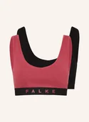 Biustonosze - Falke Biustonosz Bustier Daily Comfort, 2 Szt. pink - miniaturka - grafika 1