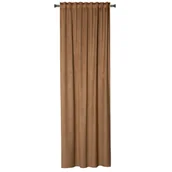 Zasłony - Zasłona z taśmą ABETO 140 x 260 cm kolor tabacco - miniaturka - grafika 1