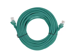 Lanberg RJ-45/RJ-45 kat.5e Zielony 10m PCF5-10CC-1000-G - Patchcordy - miniaturka - grafika 1