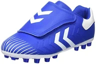 Buty dla dziewczynek - hummel Unisex Hattrick M.g. Jr Football Shoe buty dziecięce, niebieski, 34 EU - miniaturka - grafika 1