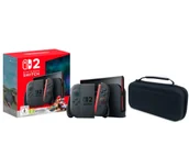 Konsole Nintendo - Nintendo Switch 2 Joy-Con Czarny + Mario Kart World + Etui Nacon Rigid Transport Case - miniaturka - grafika 1