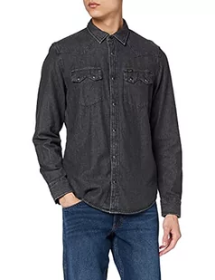 Lee Męska koszula rekreacyjna Rider Shirt', Gris (Alloy Grey Jb), S - Koszule męskie - miniaturka - grafika 1