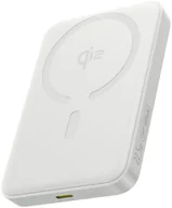 Powerbanki - Powerbank Baseus Powerbank bezprzewodowy 10000mAh 22.5W MagSafe z kablem USB-C 30cm - biały Powerbank bezprzewodowy 10000mAh 22.5W MagSafe z kablem USB-C 30cm - biały - miniaturka - grafika 1