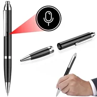 Długopisy - Dyktafon Długopis Szpiegowski Mini Cyfrowy Podsłuch Mały Pendrive 32gb - miniaturka - grafika 1