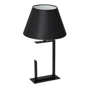 Luminex H 520 Black 3409 Lampa stołowa lampka 1x60W E27 czarny/biały - Lampy stojące - miniaturka - grafika 1