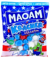 Gumy do żucia, lizaki, dropsy - Maoam, gumy owocowe z nadzieniem Kracher USA, mix smaków, 200g - miniaturka - grafika 1