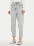 Spodnie damskie - Vero Moda Jeansy Tessa 10308860 Szary Mom Fit - miniaturka - grafika 1