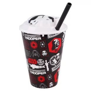 Kubek ze słomką  STAR WARS 415ml - Kubki dla dzieci - miniaturka - grafika 1