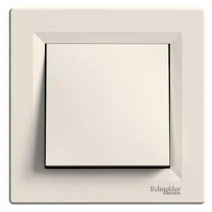 Schneider Electric Łącznik Asfora pojedynczy zaciski śrubowe kremowy EPH0100323 - Wyłączniki światła i elektryczne - miniaturka - grafika 1