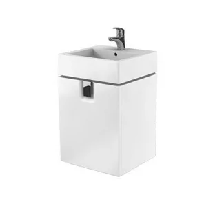 Koło Szafka pod umywalkę 50 cm biały połysk Twins 89483-000 (89483000) - Szafki łazienkowe - miniaturka - grafika 1