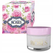 Kremy do twarzy - Roses - Lekki Odżywczy Krem z Wodą Różaną 50ml - miniaturka - grafika 1