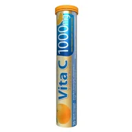 Witaminy i minerały dla sportowców - Vita C 1000 mg 20 tabletek musujących - miniaturka - grafika 1
