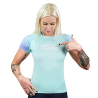 Kimona, stroje i obuwie - Rashguard do MMA/BJJ damski Ground Game Athletic Mint z krótkim rękawem - miniaturka - grafika 1
