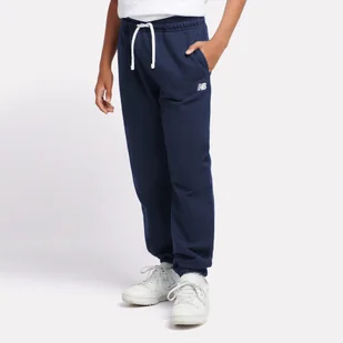 Spodnie dziecięce New Balance LAKB0060NNY granatowe - Spodnie sportowe damskie - miniaturka - grafika 1