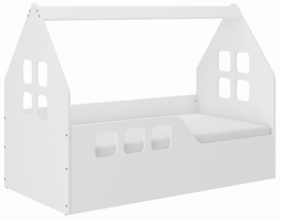 Łóżko dziecięce DOMEK 160x80 LEWY + materac