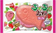 Kuchnie świata - Wafelek Puku Puku Tai Strawberry Choco Crisp o smaku truskawkowym 16,5g - Meito - miniaturka - grafika 1