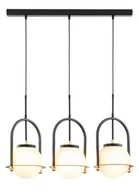 Lampy sufitowe - Designerska lampa z białymi kloszami, nad stół JUP 1916 z serii ROSSO - miniaturka - grafika 1