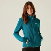 Bluzy sportowe damskie - Regatta Damski polar rozsuwany Newhill II Zielony, Rozmiar: 52 - miniaturka - grafika 1