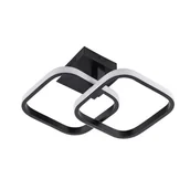 Lampy sufitowe - Lampa sufitowa Robert czarna LED Sanico - miniaturka - grafika 1