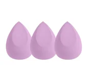 Gąbeczki do makijażu - Ibra Makeup Blender Sponge zestaw gąbeczek do makijażu Fioletowe 3szt - miniaturka - grafika 1
