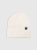 Czapki męskie - 4F Czapka zimowa uniseks - beżowa Uniwersalny - miniaturka - grafika 1