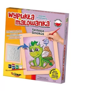 Mirage Hobby, Wypukła Malowanka FANTAZJA – SMOKUŚ - Zabawki kreatywne - miniaturka - grafika 1