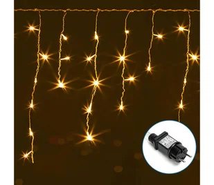 Aigostar - Zewnętrzny łańcuch dekoracyjny LED 75xLED/6W/230V 15x0,6m IP44 ciepła biel - Lampy ogrodowe - miniaturka - grafika 1