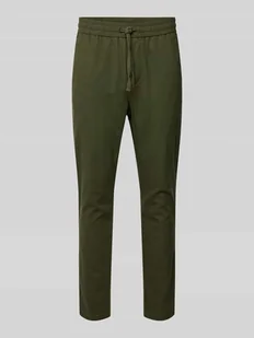 Spodnie o kroju tapered fit z dodatkiem streczu model ‘LINUS’ - Spodnie męskie - miniaturka - grafika 1