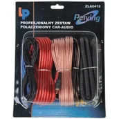 Akcesoria car audio - PEIYING Zestaw kabli połączeniowych ZLA0412 - miniaturka - grafika 1