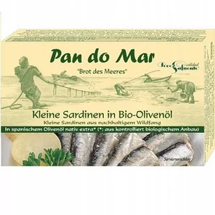PAN DO MAR (rybołówstwo zrównoważone) Sardynki w BIO oliwie z oliwek - Pan Do Mar - 120g BP-8412439285002 - Konserwy i dania rybne - miniaturka - grafika 1