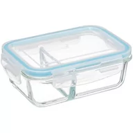 Lunch boxy - 5five Simple Smart Pojemnik na lunch szklany 2-komorowy 700 ml 167785 - miniaturka - grafika 1