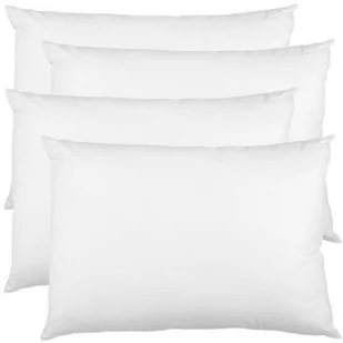 Poduszka Z Mikrofibry 50X70Cm Do Spania, Biała Pikowana, Zestaw 4Szt - Poduszki - miniaturka - grafika 1