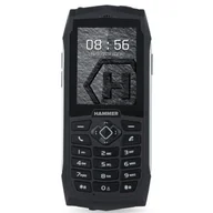 Telefony komórkowe - Hammer 3 Dual Sim Srebrno-czarny - miniaturka - grafika 1