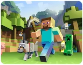 Podkładki pod mysz - PODKŁADKA POD MYSZKĘ MINECRAFT Z IMIENIEM 23x19CM DO LAPTOPA - miniaturka - grafika 1