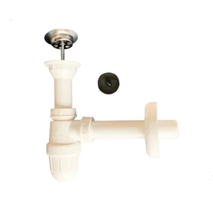 Syfon umywalkowy z sitkiem metalowym butelkowy, odpływ fi32,XLEO - Syfony - miniaturka - grafika 1