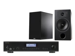 Rotel A12 MkII (czarny) + Tesi 3 (czarny) - Zestawy stereo - miniaturka - grafika 1