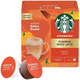 Kapsułki Nescafé Dolce Gusto STARBUCKS® Pumpkin Spice Latte 12 sztuk - Kawa w kapsułkach i saszetkach - miniaturka - grafika 1