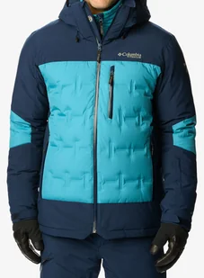 Kurtka na narty Columbia Wild Card III Down Jacket - shasta/collegiate navy - Kurtki narciarskie - miniaturka - grafika 1
